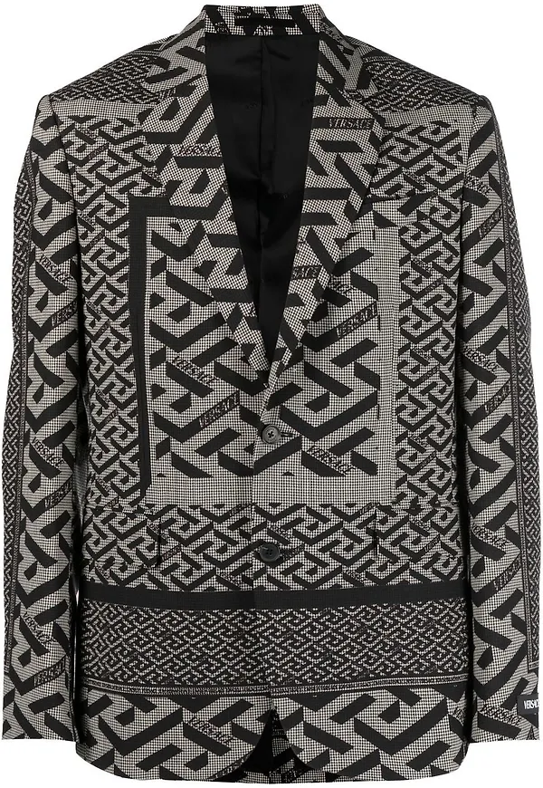 Versace enkelknäppt blazer - Svart