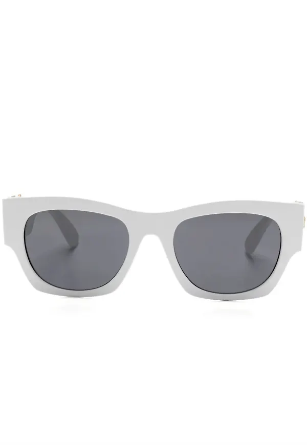Versace Eyewear fyrkantiga solglasögon - Vit