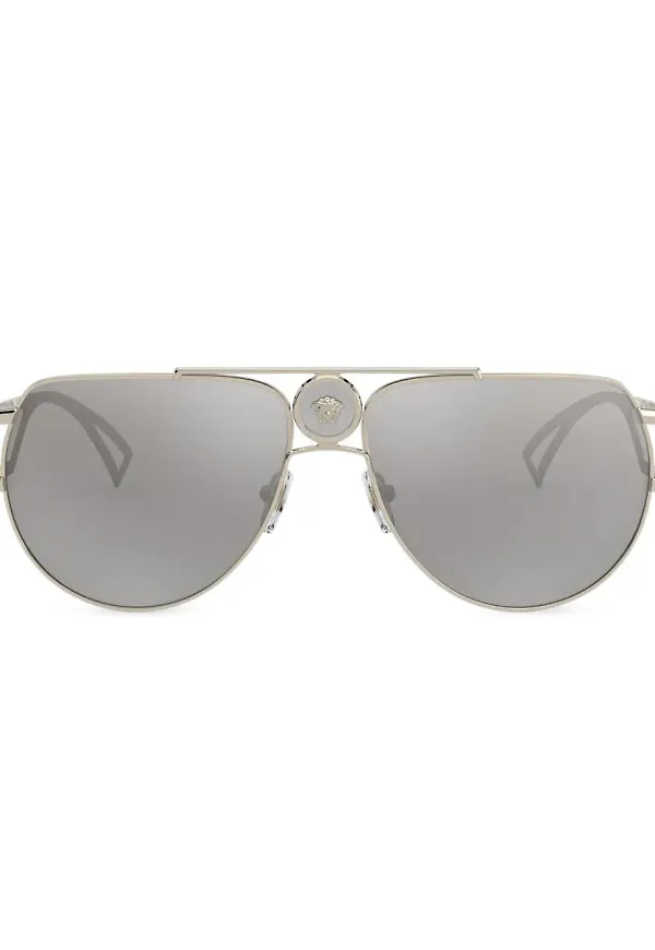 Versace Eyewear Medusa pilotsolglasögon - Guldfärgad