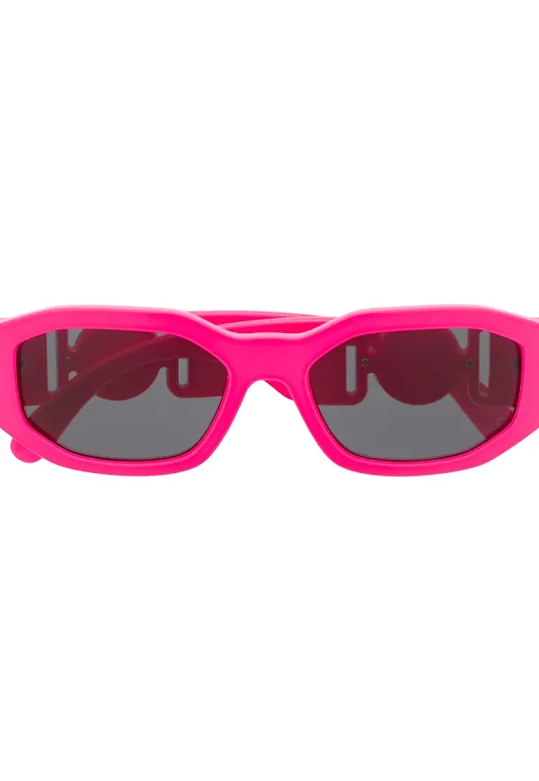 Versace Eyewear solglasögon med ovala bågar - Rosa