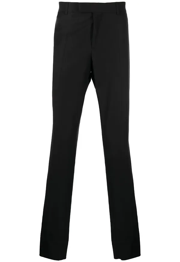 Versace finbyxor i ull - Svart