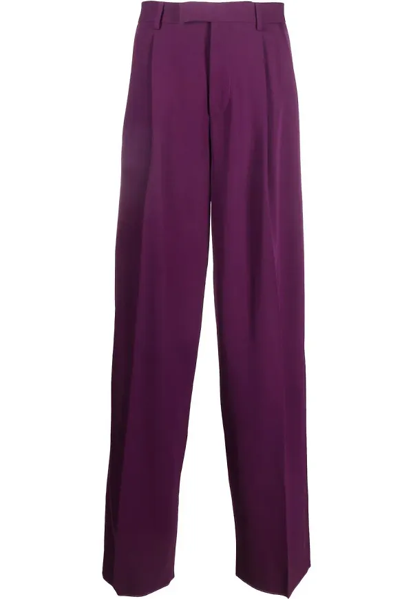 Versace Formal byxor med vida ben - Lila
