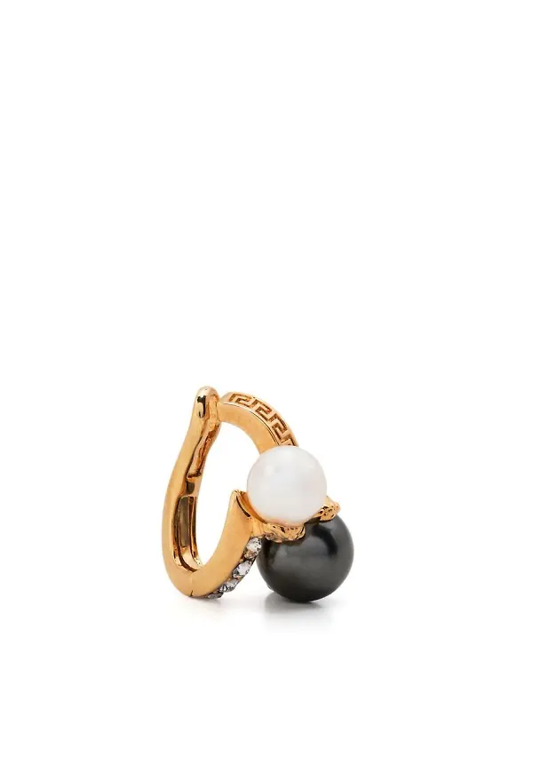 Versace Greca graverad ear cuff - Guldfärgad