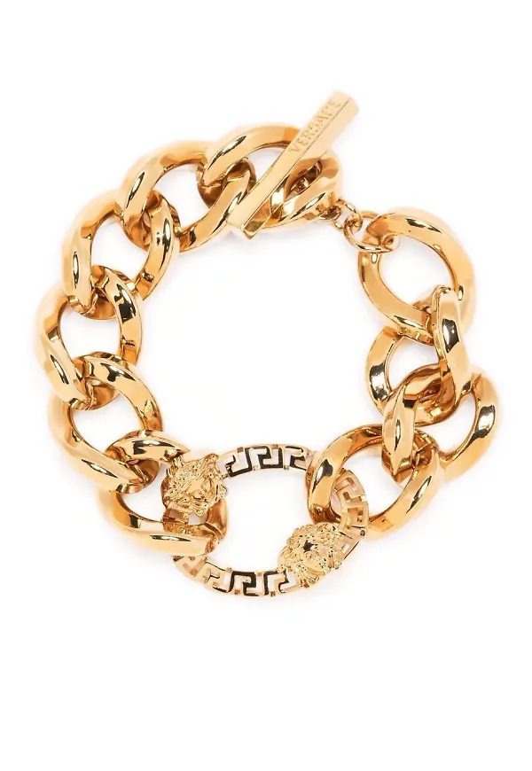 Versace Greca kedjearmband - Guldfärgad