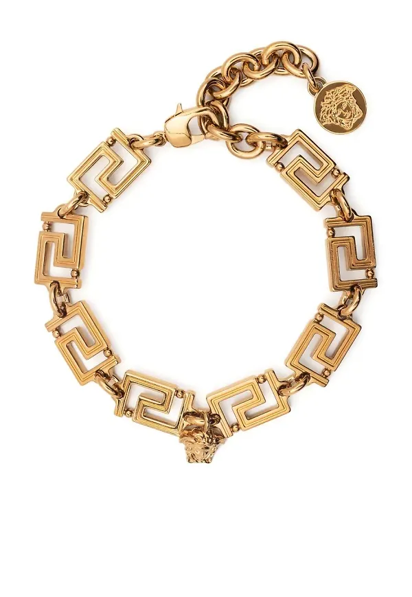 Versace Greca kedjearmband - Guldfärgad