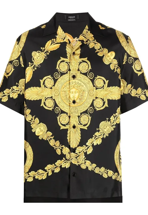 Versace Greca skjorta - Svart