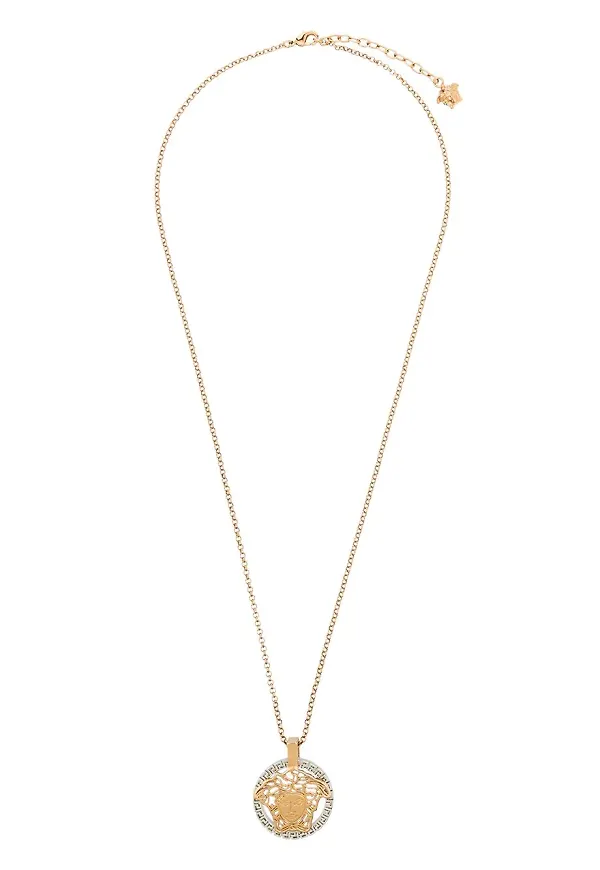Versace halsband med Medusa-hänge - Guldfärgad