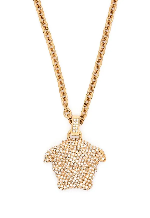 Versace halsband med medusa - Guldfärgad