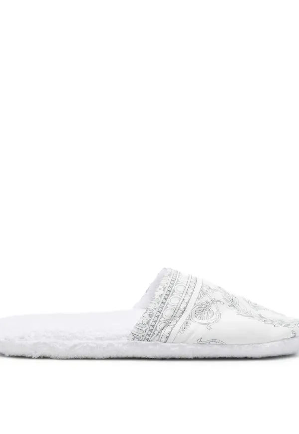 Versace Home tofflor - Vit