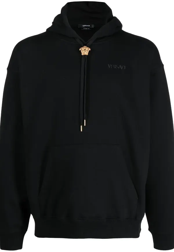 Versace hoodie med Medusa-motiv - Svart