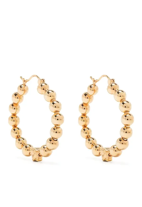 Versace hoop med bollberlock - Guldfärgad