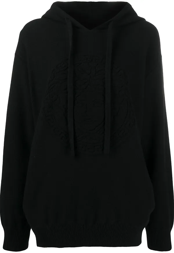 Versace huvtröja med Medusa - Svart