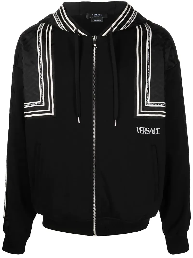 Versace jacka med huva - Svart