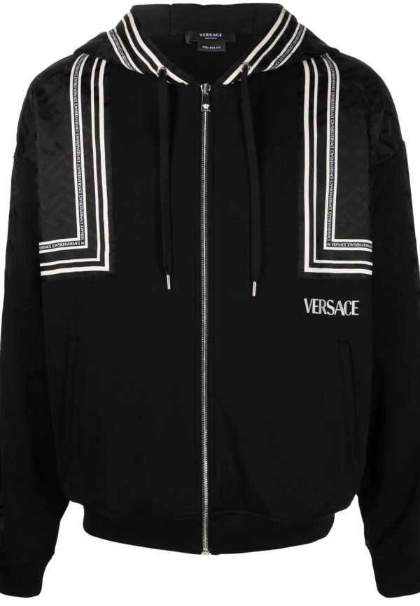 Versace jacka med huva - Svart