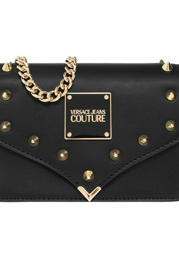 Versace Jeans Couture - Axelremsväskor - Svart - Dam - Storlek: ONE Size