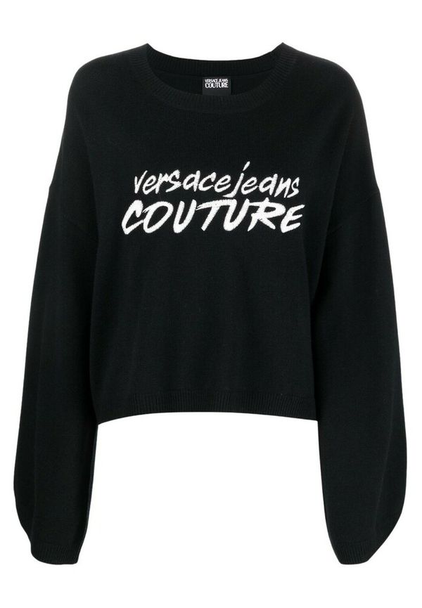 Versace Jeans Couture - Hoodies - Svart - Dam - Storlek: L,M,S