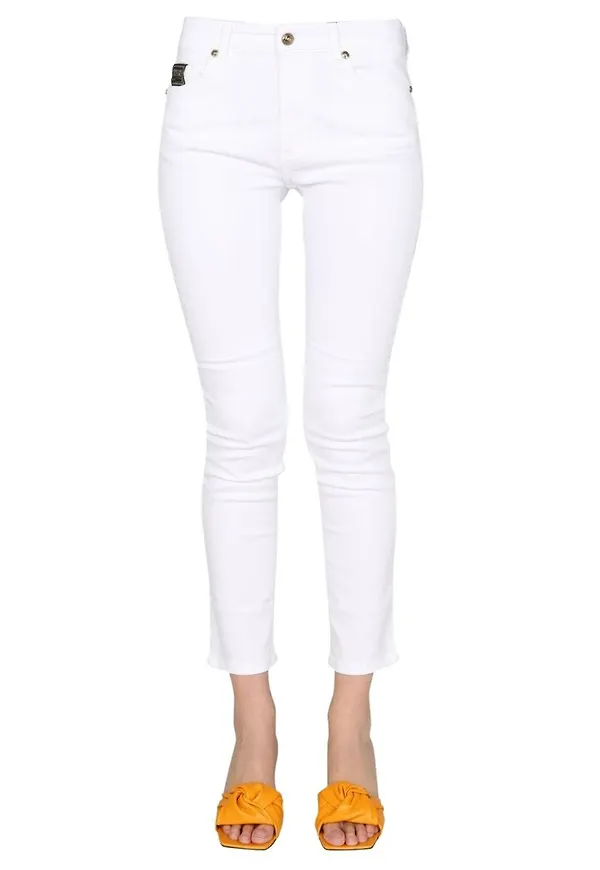 Versace Jeans Couture - Skinny Jeans - Vit - Dam - Storlek: W29,W26,W27,W28
