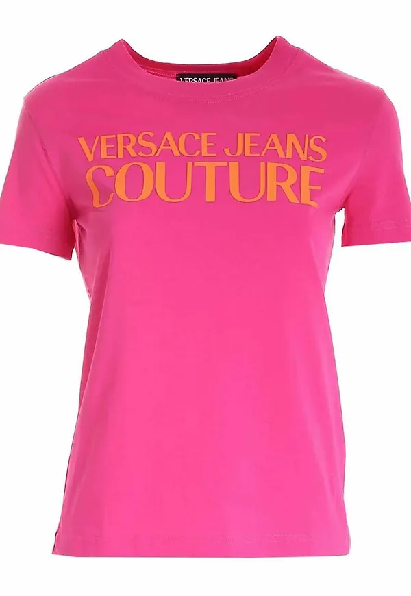 Versace Jeans Couture - T-shirts - Rosa - Dam - Storlek: Xs,L,S,M