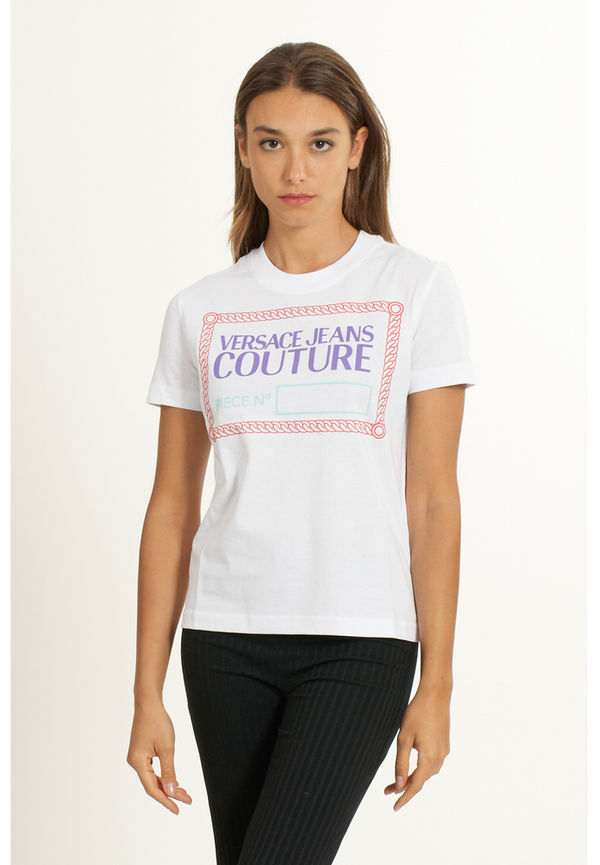 Versace Jeans Couture - T-shirts - Vit - Dam - Storlek: L,M,2Xs
