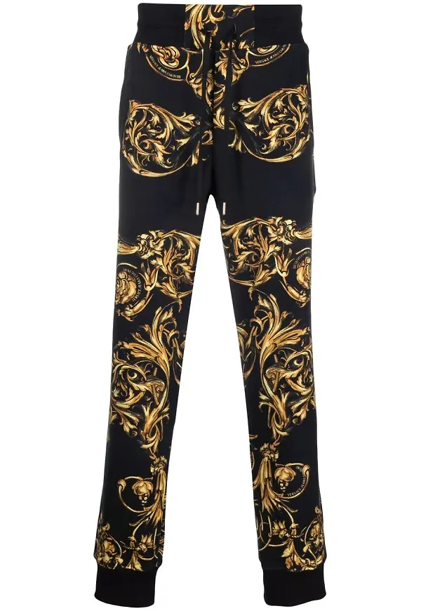 Versace Jeans Couture Barocco sweatpants - Svart