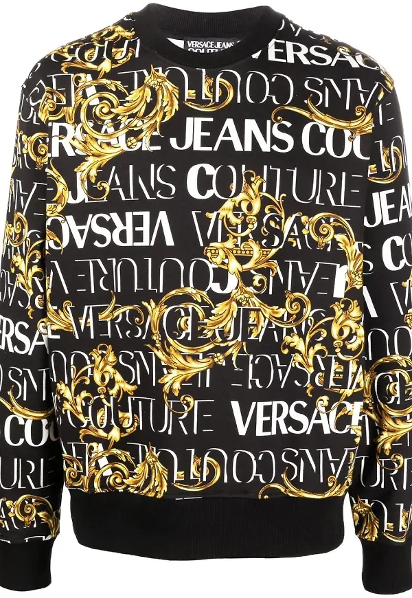 Versace Jeans Couture Barocco sweatshirt - Svart