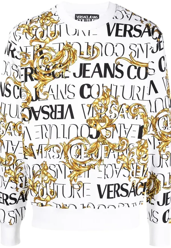 Versace Jeans Couture Barocco sweatshirt - Vit