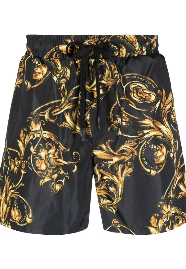 Versace Jeans Couture Baroque badbyxor - Svart