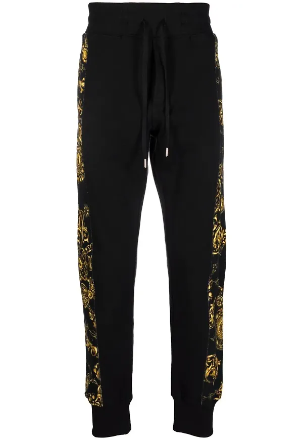 Versace Jeans Couture Baroque mjukisbyxor - Svart