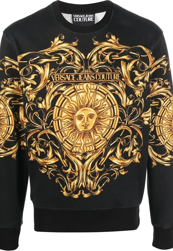 Versace Jeans Couture Baroque sweatshirt - Svart