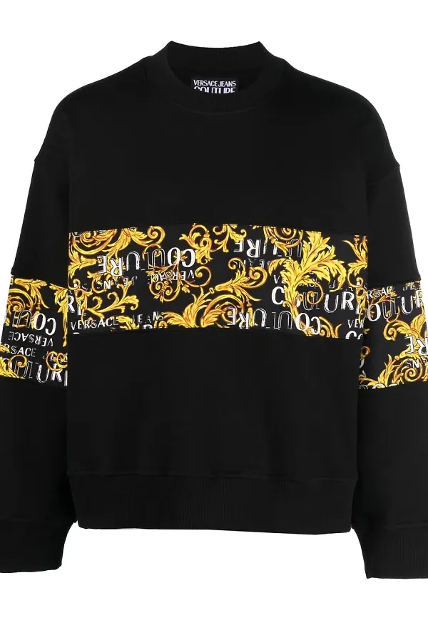 Versace Jeans Couture Baroque sweatshirt - Svart