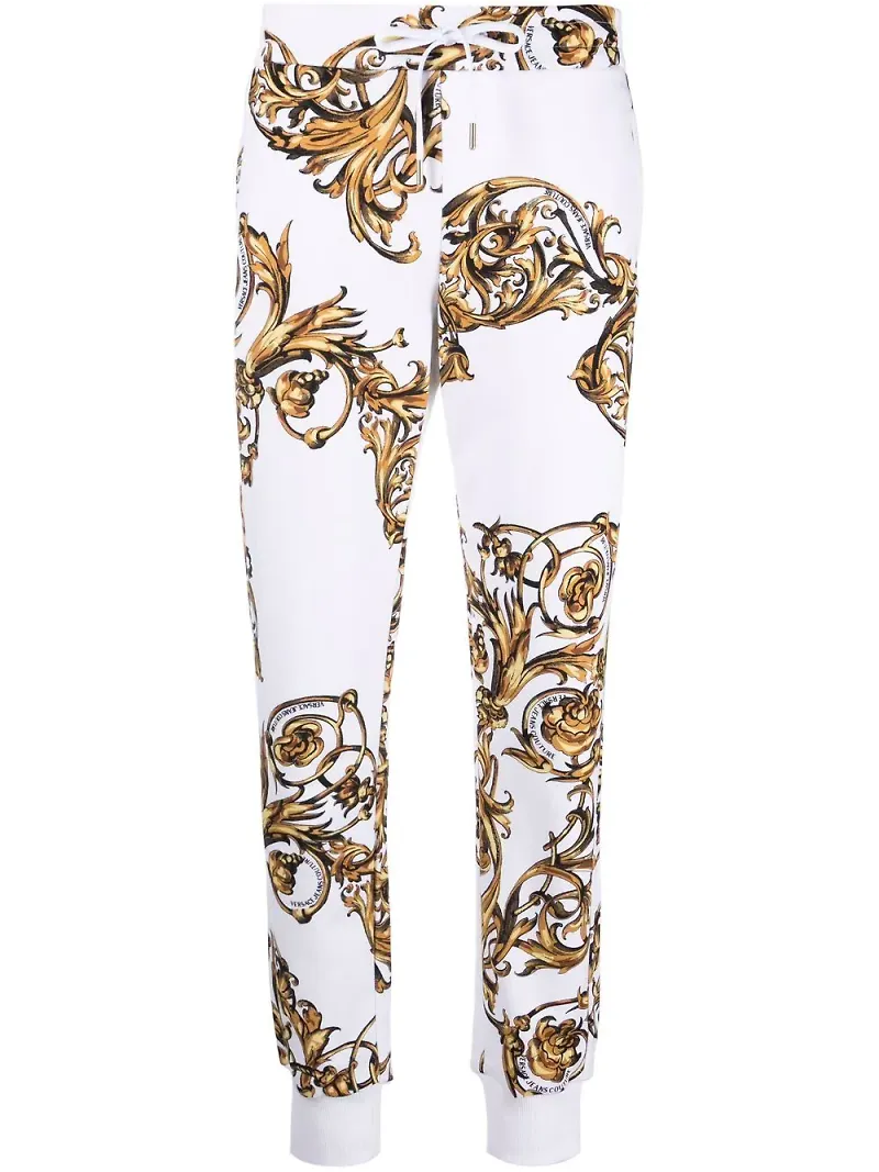 Versace Jeans Couture Baroque trackpants - Vit