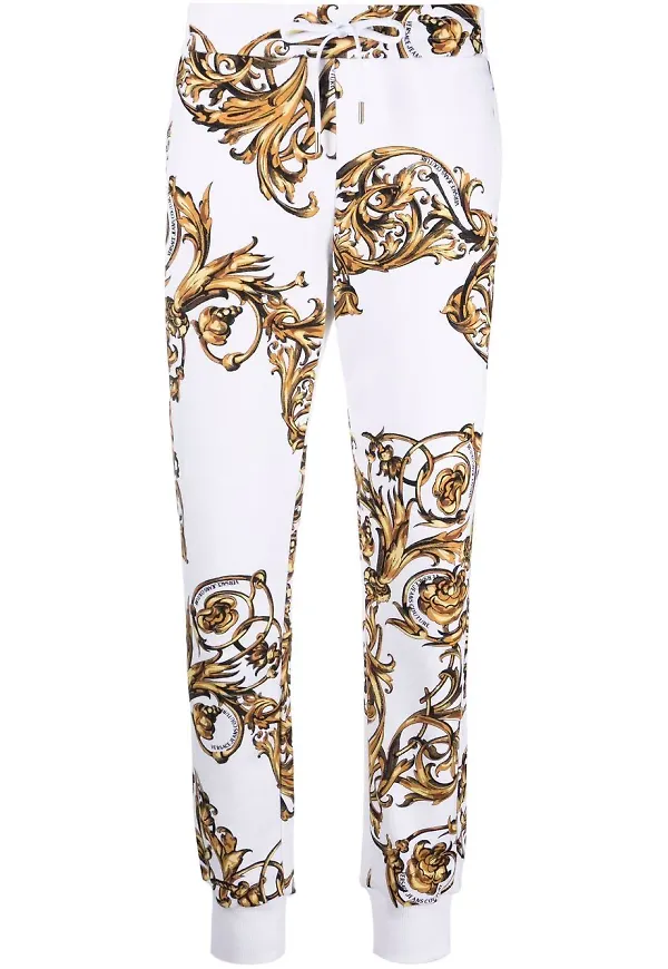 Versace Jeans Couture Baroque trackpants - Vit