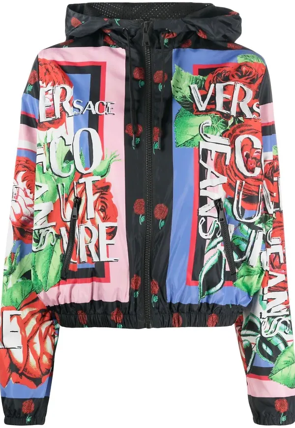 Versace Jeans Couture bomberjacka med logotyp - Svart