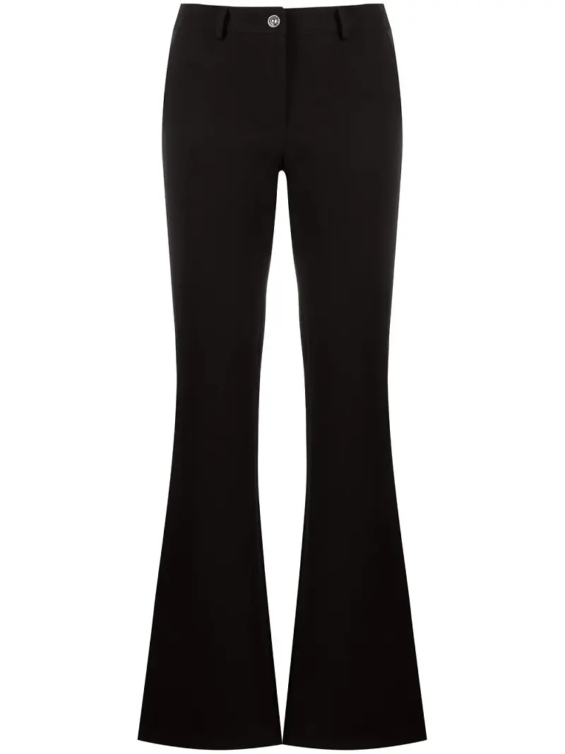 Versace Jeans Couture byxor i bootcut-modell - Svart