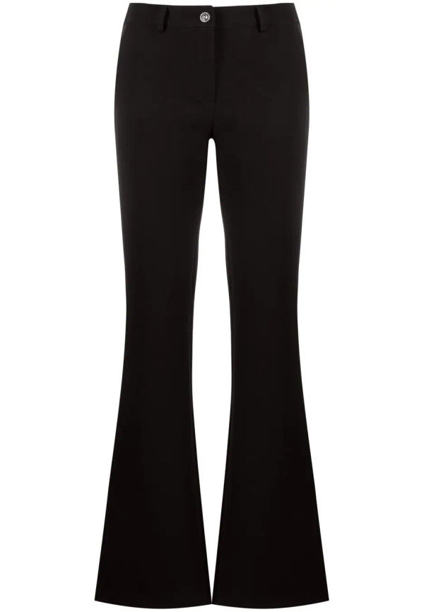 Versace Jeans Couture byxor i bootcut-modell - Svart