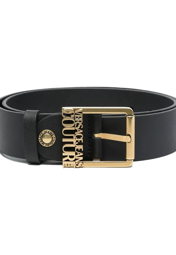 Versace Jeans Couture bälte med logotyp - Svart
