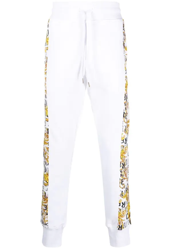 Versace Jeans Couture Couture sweatpants med logotyp - Vit