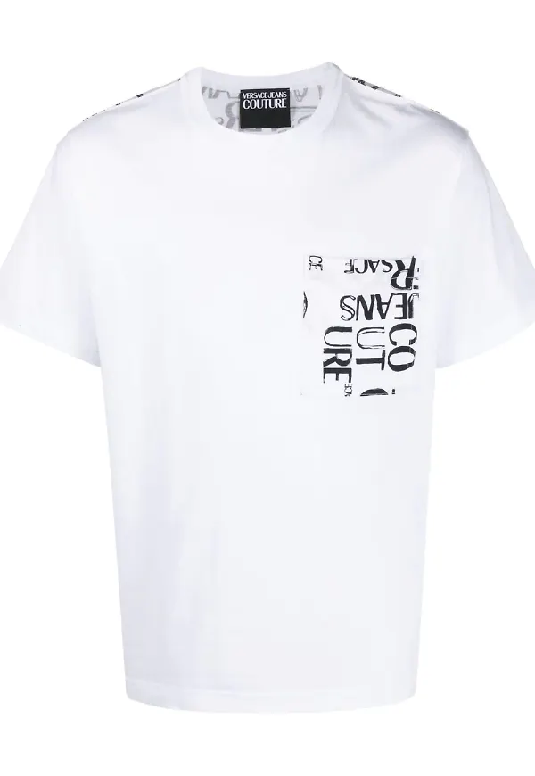 Versace Jeans Couture graphic-print T-shirt - Vit
