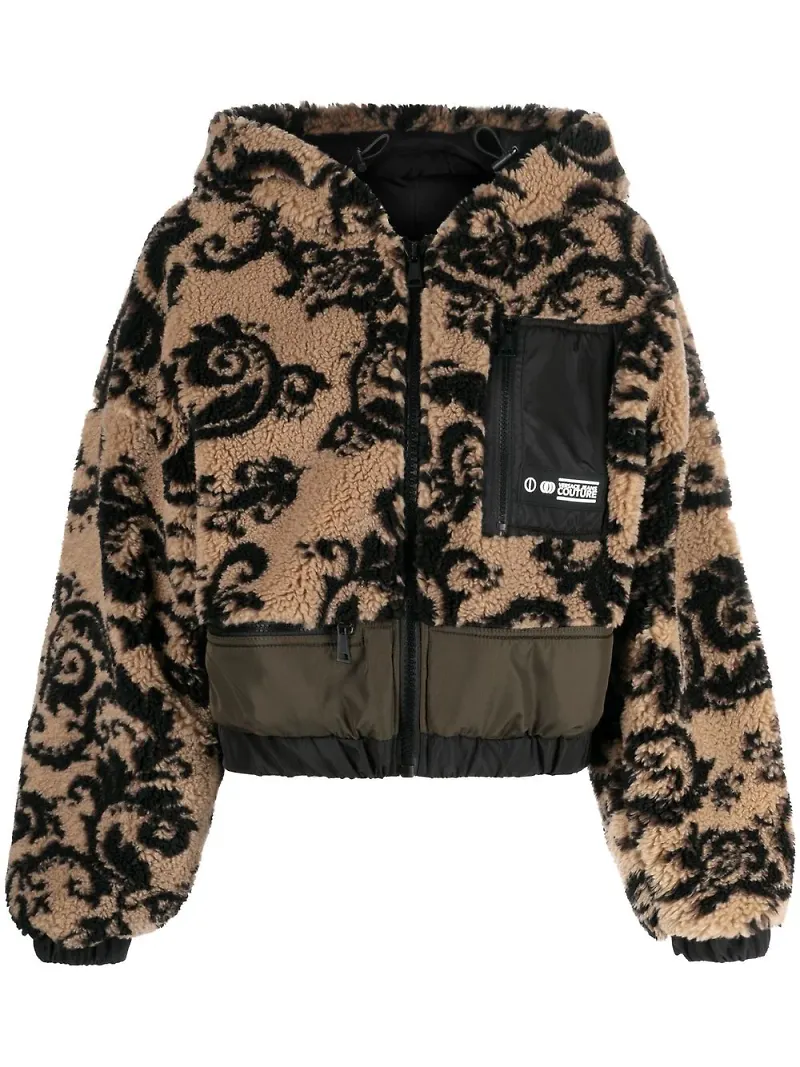 Versace Jeans Couture jacka med dragkedja - Neutral