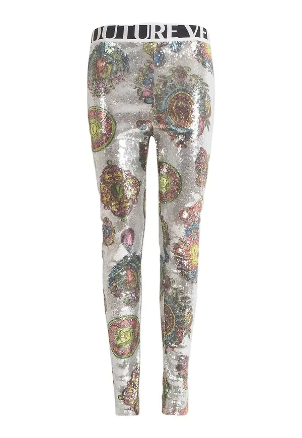 Versace Jeans Couture Leggings Beige, Dam