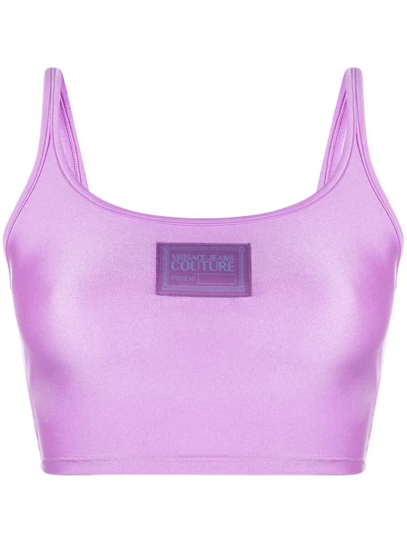 Versace Jeans Couture linne med logotyp - Lila