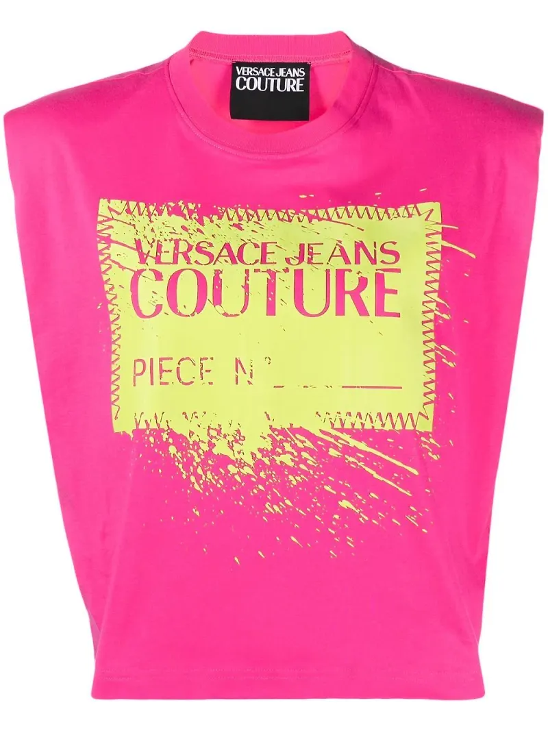 Versace Jeans Couture linne med logotyp - Rosa