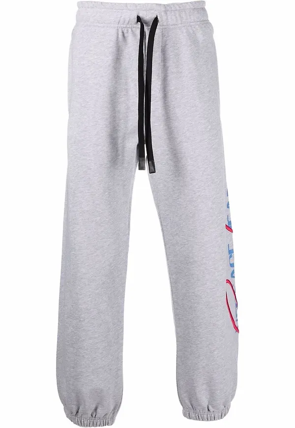 Versace Jeans Couture mjukisbyxor med logotyp - Grå
