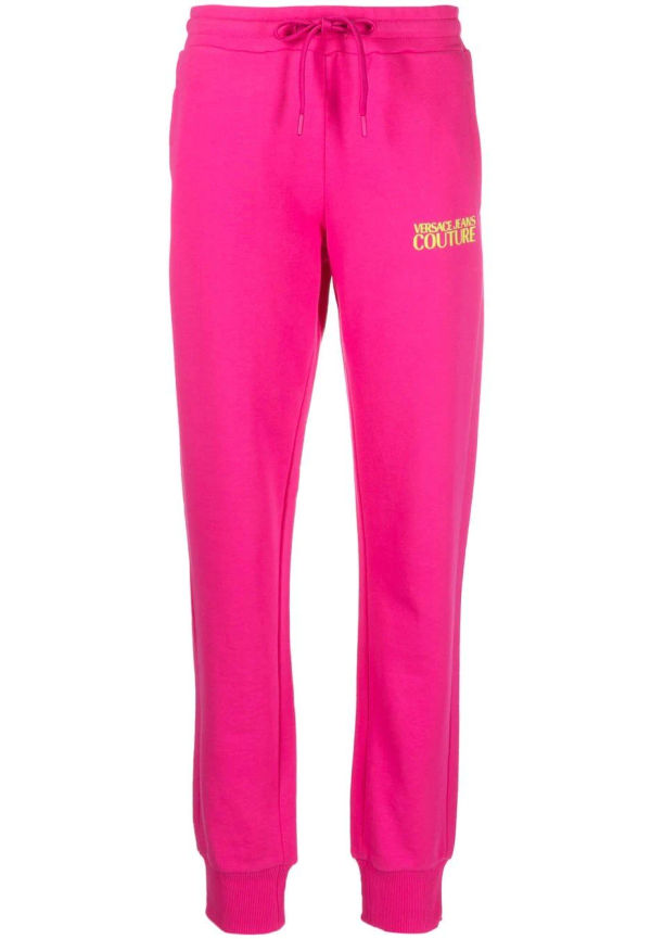 Versace Jeans Couture mjukisbyxor med logotyp - Rosa