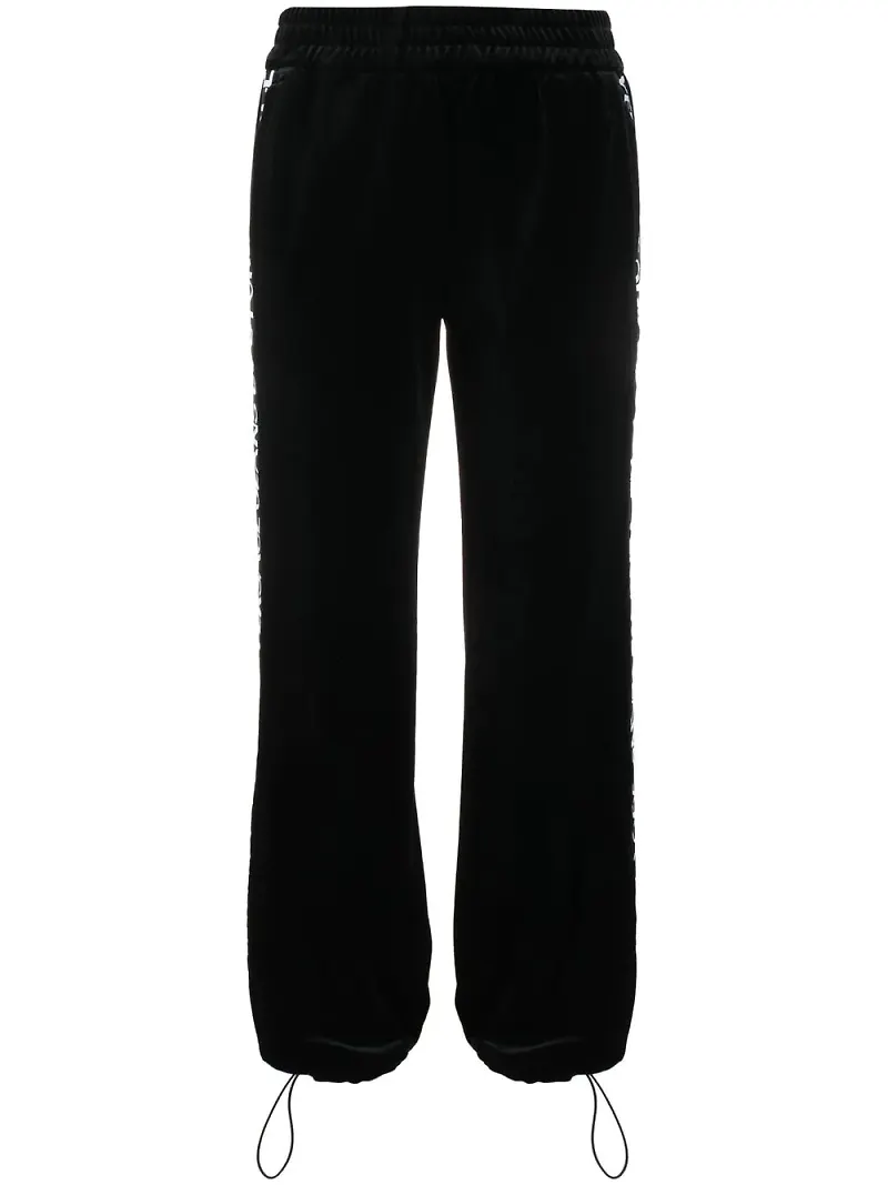 Versace Jeans Couture mjukisbyxor med logotyp - Svart