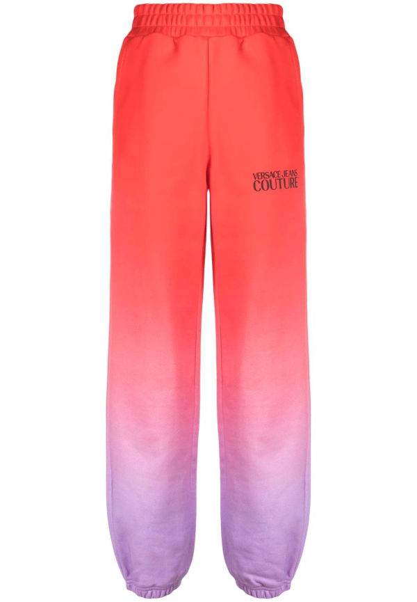 Versace Jeans Couture mjukisbyxor med tonad effekt - Röd
