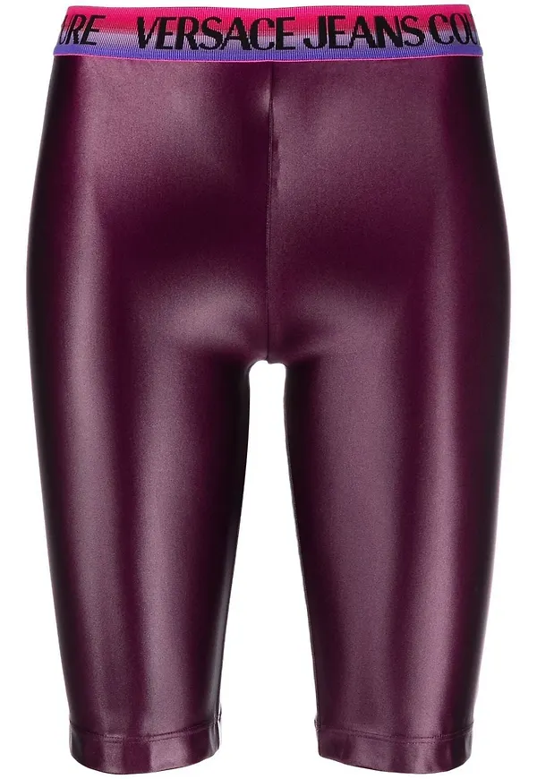 Versace Jeans Couture mjukisshorts med logotypband - Lila