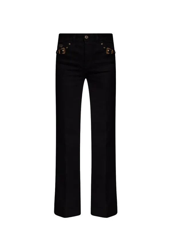 Versace Jeans Couture Palazzo jeans Svart, Dam