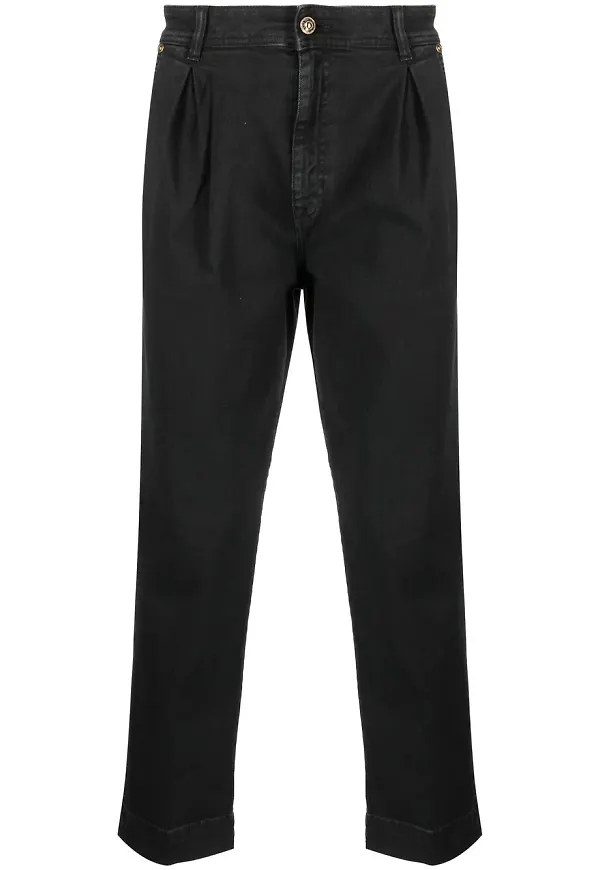 Versace Jeans Couture raka trekvartsbyxor - Svart