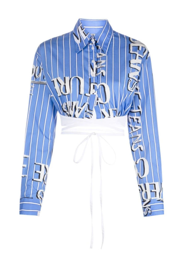 Versace Jeans Couture Skjortor Blå, Dam